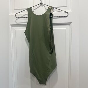 Aerie Smooth Olive Bodysuit